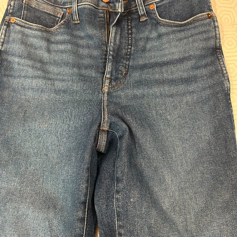 Madewell Curvy High-Rise Straight-Leg Jeans, Size 28